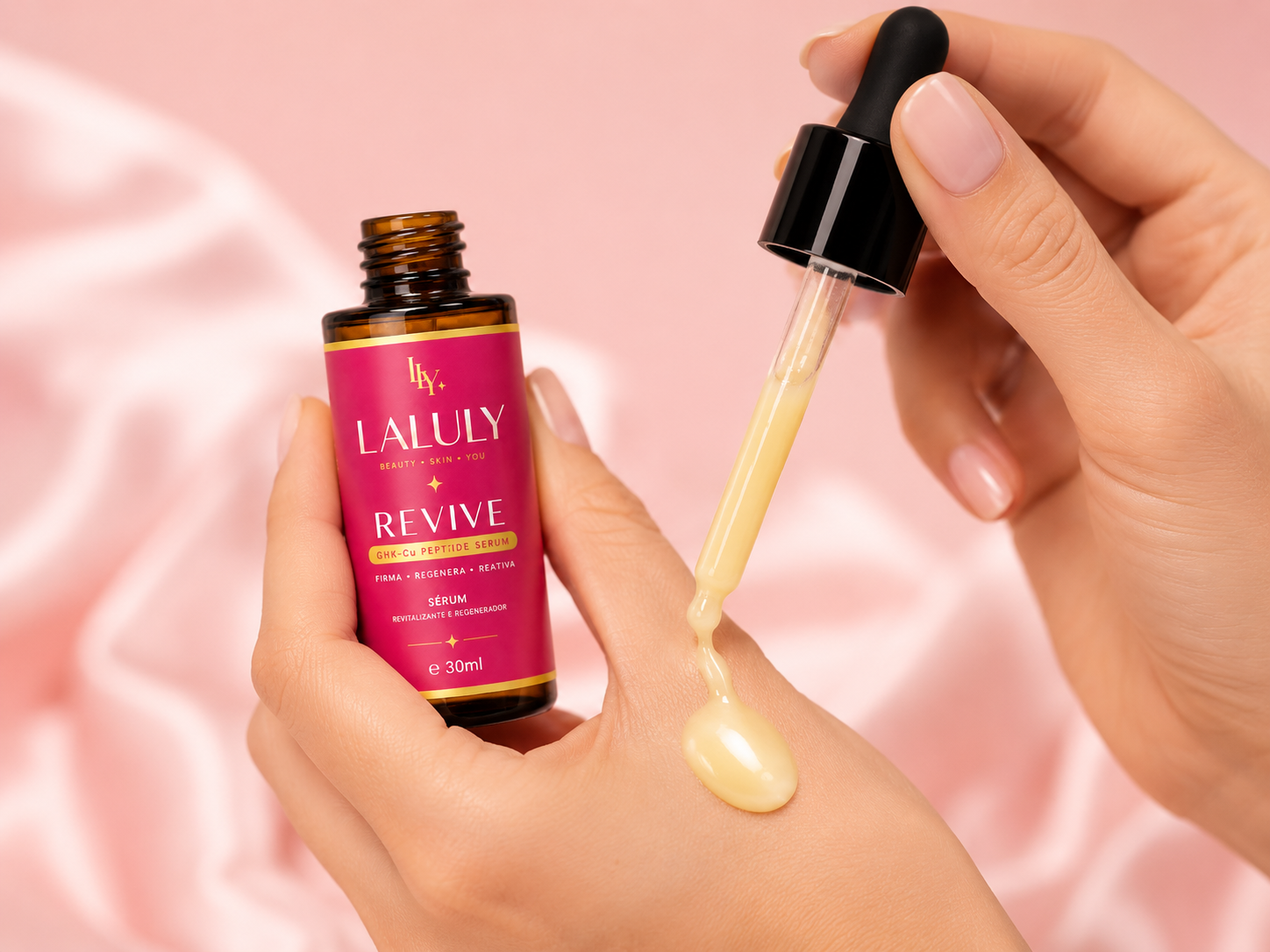 Sérum LALULY Revive e a tecnologia de peptídeos